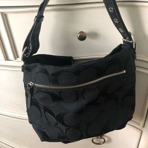 Black Coach shoulder bag